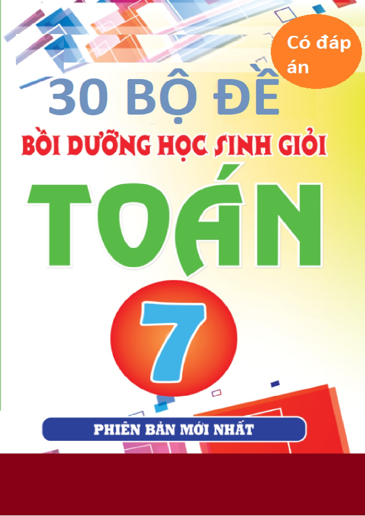 30 bộ đề bồi dưỡng học sinh giỏi Toán 7