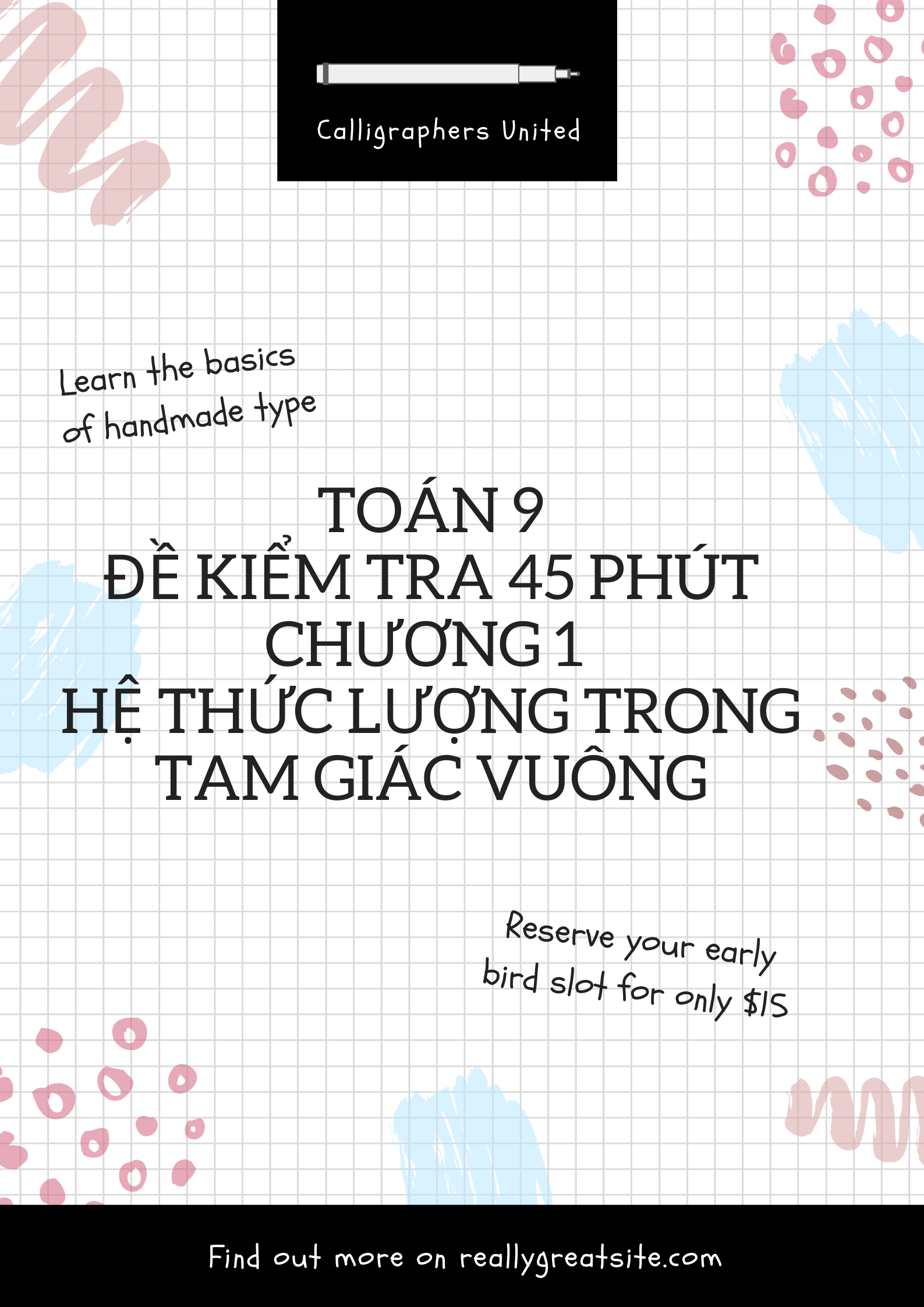 Toán 9: Đề kiểm tra chương 1 Hình học (Hệ thức lượng trong tam giác vuông - Đề tham khảo) -  Có đáp án